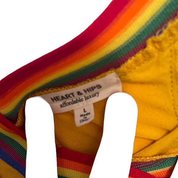 Rainbow strap tank - Picture 2 of 5
